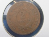 1864 two-cent coin