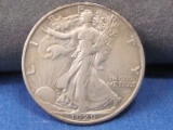 1929 D  Walking Liberty Half Dollar