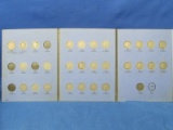 Liberty Head nickel book (missing: 1885, 1886, 1888, 1890 & 1912-S 28 coins)