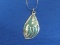 Sterling Silver Bear Claw Pendant on 24” Sterling Chain – 5.1 grams