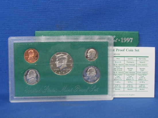 United States Proof Set – 1997 S – in Original Government Packaging