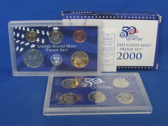 United States Proof Set – 2000 S – 10 Piece Set in Original Government Packaging