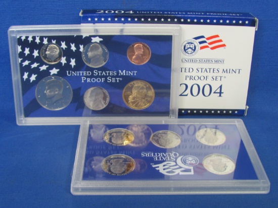 United States Proof Set – 2004 S – 11 Piece Set in Original Government Packaging