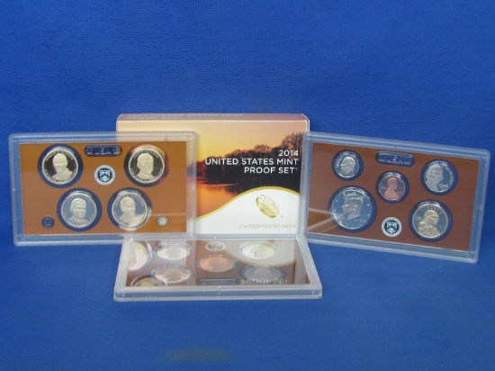United States Proof Set – 2014 S – 14 Piece Set in Original Government Packaging