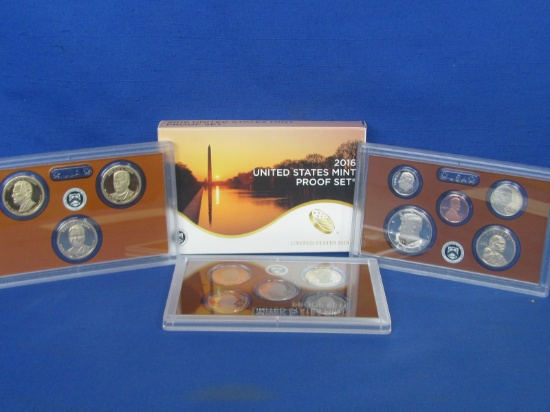 United States Proof Set – 2016 S – 13 Piece Set in Original Government Packaging