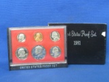 United States Proof Set – 1981 S – in Original Government Packaging