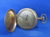 Vallon Swiss Pocket Watch – Runs, Hunter Case – Movement marked 78369