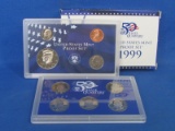 United States Proof Set – 1999 S – 9 Piece Set in Original Government Packaging