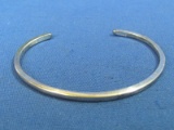 Simple Sterling Silver Cuff Bracelet – 8.2 grams