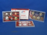 US Mint Silver Proof Set – 2008 S – 14 piece Set in Original Government Packaging