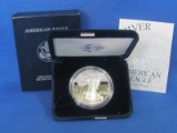 American Eagle 1 Oz Silver Proof Coin – 2000 P – Original Case/Box/Paper