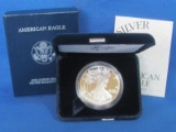 American Eagle 1 Oz Silver Proof Coin – 2002 W – Original Case/Box/Paper