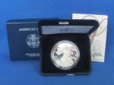 American Eagle 1 Oz Silver Proof Coin – 2007 W – Original Case/Box/Paper