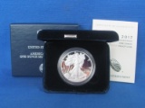 American Eagle 1 Oz Silver Proof Coin – 2017 W – Original Case/Box/Paper