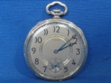 E Howard Open Face Pocket Watch – 17 Jewels – Runs – 12s – Howard Case by Keystone