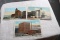 3 Linen Postcards 1930's & 40's Railroad Depots Santa Fe Oklahoma City, OK, ++