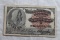 1893 World's Columbian Exposition Admission Ticket Bank Note Christopher Columbus