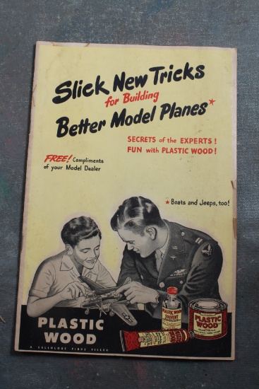 1946 Plastic Wood SLICK TRICKS FOR BUILDING BETTER MODEL PLANES Booklet