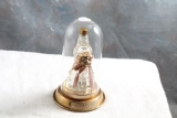 1940's Figural Victorian Lady Under Glass Dome Perfume Bottle Yesteryear by Babs