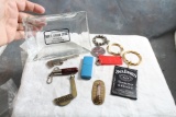Misc. Lot Gooden Co. Adv. Miniature Wrench, Lighter, VFW Ladies Auxillary