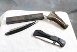 Landers Frary & Clark Universal Straight Razor, The Boss Corn Picker, Lock blade