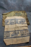 2 Vintage Railroad Shop Towels - Chicago NorthWestern Railway & Rock Island