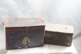 Antique George Washington Cut Plug Tobacco Lunch Box Advertising Tin