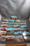 25 Vintage 1970's Railroad Trains Postcards