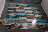 25 Vintage 1970's Railroad Trains Postcards D. & R.G.W. Santa Fe Railroad Station