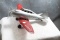 Early Single Engine Vintage Marx P-35 Fighter Plane Pressed Steel Toy Airplane
