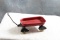 1940's Wyandotte Toys Streamliner Red Wagon with Flared Black Fenders