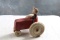 1930's Mickey Mouse Mickey's Tractor by Sun Rubber Company 4 1/2
