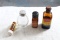 Antique Pharmaceutical Bottles Bayer Aspirin, 2 Tincture of Iodine, Hank-A