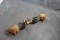 Vintage Native American Indian Ceremonial Rattle with Artwork & Beading 14