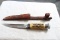 Vintage VOOS Solingen Germany Hunting Knife Fist with 3 Arrows Mark