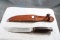 Vintage York Cutlery Co. #546 Hunting Knife in Leather Sheath Solingen