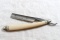 Antique NU-WUN Made in Germany Los Angeles B.S.C. Straight Razor