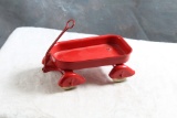 1940's Wyandotte Toys Streamliner Red Wagon with Flared Red Fenders