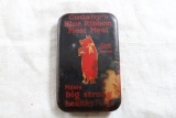 Old Advertising Celluloid Sharpening Stone Cudahy's Blue Ribbon Meat Meal Hogs
