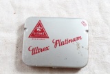 Vintage Ultrex Platinum Condom Tin with Contents