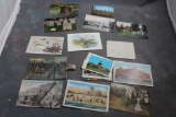 Lot of Early 1900's Postcards 1 with Copper Ore Sample, Washinton Irving Sleepy