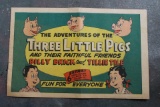 Mid Century Comic Book Three Little Pigs by Structural Clay Products