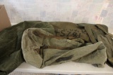 4 Vintage Military Duffle Bags - Some Old and some Newer