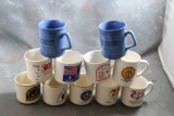 11 Vintage BSA Boy Scouts of America Coffee Mugs 1960's & 70's