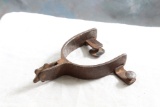 Antique Forged Steel Blacksmith Made Western Spur Opening Measures 2 5/8