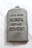 Vintage Advertising Paperweight - High Grade Huron Portland Cement