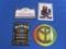 3 Advertising Magnets: Hamm's Beer, Smokey the Bear, Jack Daniels & 1 “Peace”