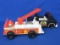 2 Fisher-Price Toy Vehicles: 1968 Fire Engine (works) and 1981 Police