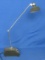 Metal  Desk Lamp – 2 Light Intensities, 2 Flexible Spots – If straight 22 1/4” tall