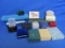 Mixed Lot of Jewelry Boxes/Cases: Velvet, Plastic, Cardboard – 1 Wood